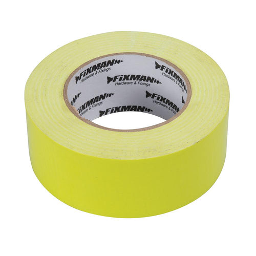 Fixman 188245 Heavy Duty Duct Tape Bright Yellow - 50mm x 50m - Voyto Ltd Online