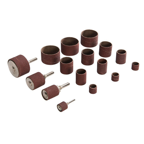 Silverline 381141 Drum Sanding Kit 20pce - 13, 19, 25, 38mm Dia - Voyto Ltd Online