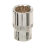 Silverline 452419 Socket 1/4" Drive 12pt Metric - 11mm - Voyto Ltd Online