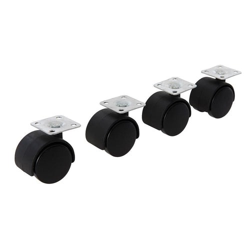 Fixman 698127 Twin Wheel Castor Plate 4pk - 38mm Plate - Voyto Ltd Online