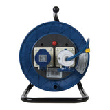 Powermaster 851543 Industrial Cable Reel 16A 230V Freestanding - 2-Gang 25m - Voyto Ltd Online