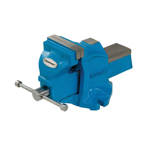 Silverline 792427 Engineers Workshop Vice 100mm (4") - Jaw Capacity 100mm / 8kg - Voyto Ltd Online