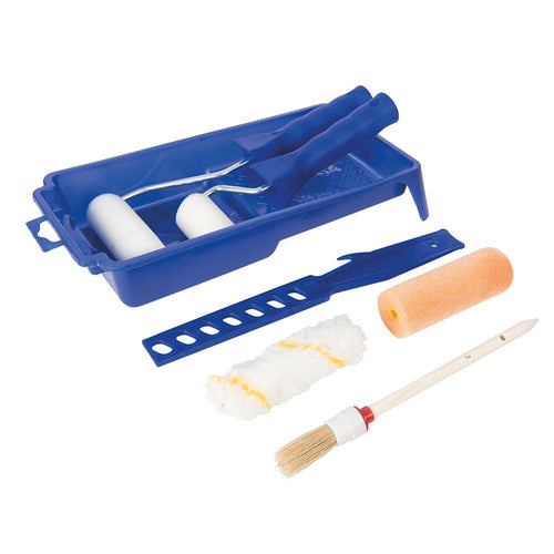 Silverline 564795 Decorators Roller & Brush Set 9pce - 9pce - Voyto Ltd Online