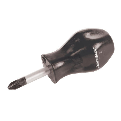 Silverline 801328 Stubby Screwdriver - PZ2 x 25mm - Voyto Ltd Online
