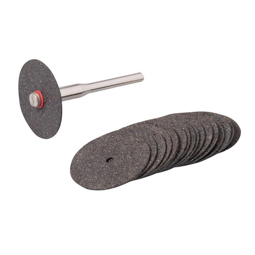 Silverline 763600 Rotary Tool Metal Cutting Disc Set 18pce - 24mm Dia - Voyto Ltd Online
