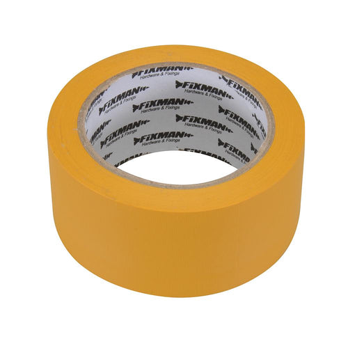Fixman 194577 Builders Tape - 50mm x 33m Yellow - Voyto Ltd Online