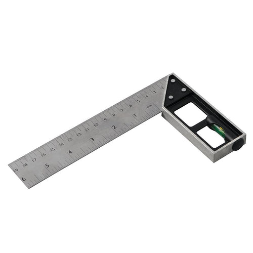 Silverline 282651 Tri & Mitre Square with Spirit Level - 150mm - Voyto Ltd Online