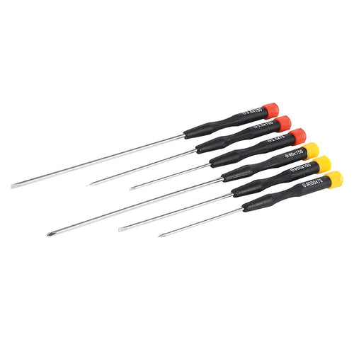 Silverline SD62 Extra-Long Precision Screwdriver Set 6pce - 6pce - Voyto Ltd Online