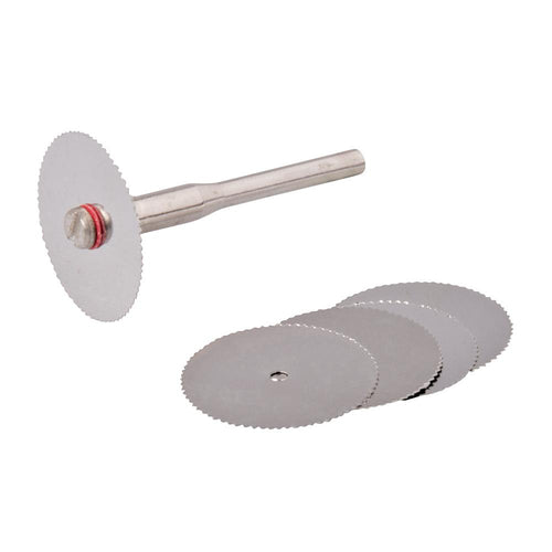 Silverline 656628 Rotary Tool SS Saw Blade Set 6pce - 22mm Dia - Voyto Ltd Online