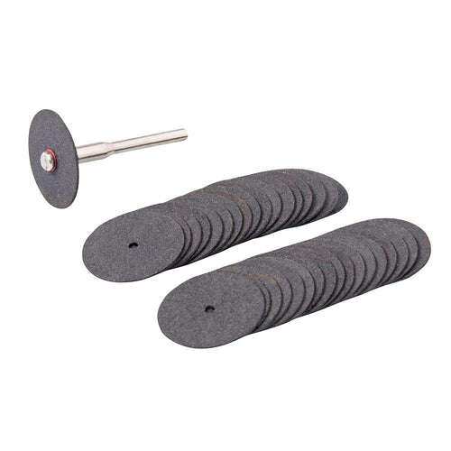 Silverline 868702 Rotary Tool Cutting Disc Set 36pce - 22mm Dia - Voyto Ltd Online