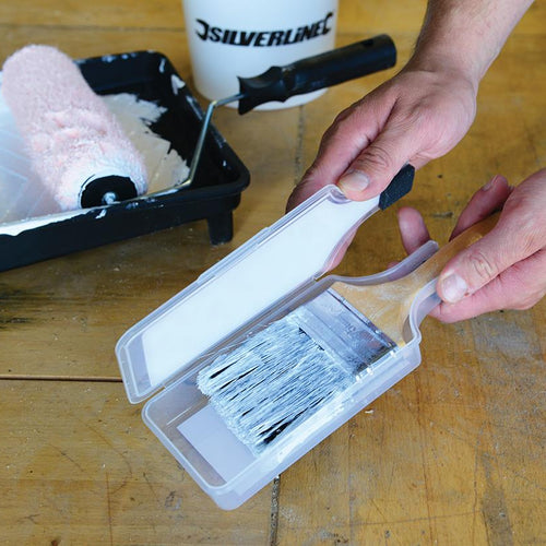Silverline 642024 Paint Brush Cover - 12 - 75mm (1/2" - 3") - Voyto Ltd Online