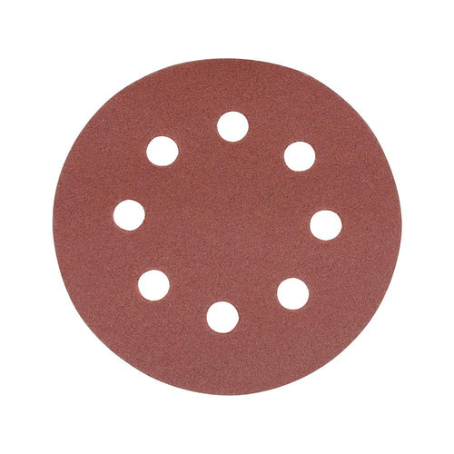 Silverline 740333 Hook & Loop Discs Punched 115mm 10pk - 115mm 40 Grit - Voyto Ltd Online