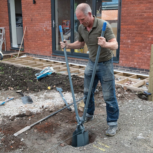 Silverline 868609 Crossover Post Hole Digger - 1730mm - Voyto Ltd Online