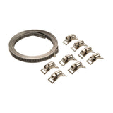 Plumbob 816716 Cut-To-Size Stainless Steel Hose Clamp Set 9pce - 9pce - Voyto Ltd Online