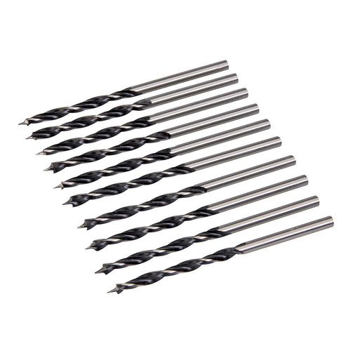 Silverline 612120 Lip & Spur Drill Bits - 3mm 10pk - Voyto Ltd Online