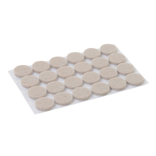 Fixman 900862 Self Adhesive Felt Pads Protectors 24pk - 20mm Round - Voyto Ltd Online