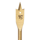 Silverline 238096 Titanium-Coated Flat Bit - 16mm - Voyto Ltd Online