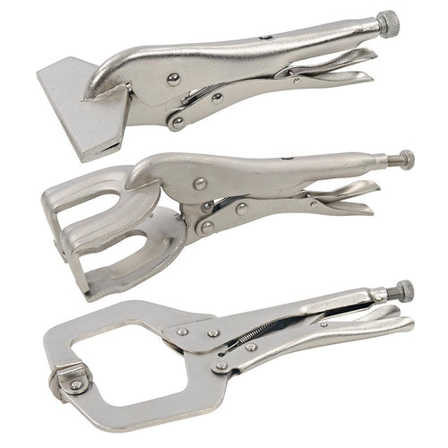 Silverline 245017 Welding Clamp Set 3pce - 3pce - Voyto Ltd Online