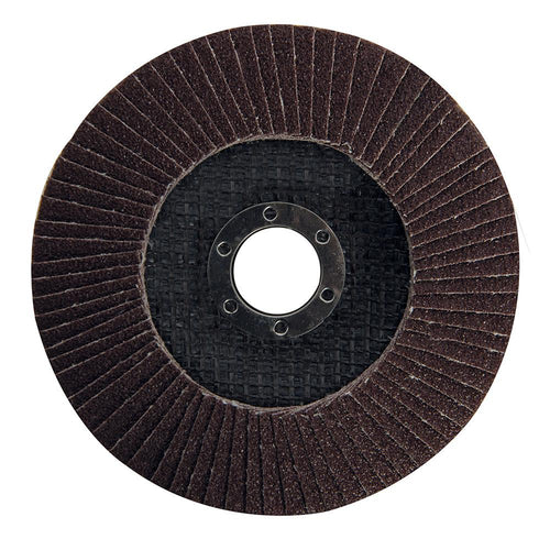 Silverline 675271 Aluminium Oxide Flap Disc - 125mm 60 Grit - Voyto Ltd Online