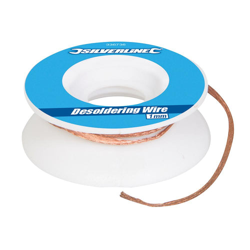 Silverline 336736 Desoldering Wire - 1mm - Voyto Ltd Online