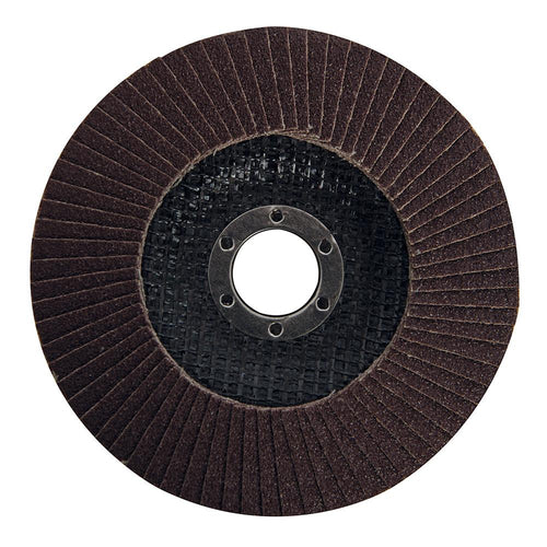 Silverline 282587 Aluminium Oxide Flap Disc - 125mm 80 Grit - Voyto Ltd Online
