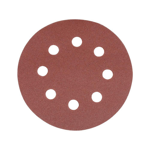 Silverline 273212 Hook & Loop Discs Punched 115mm 10pk - 115mm 240 Grit - Voyto Ltd Online