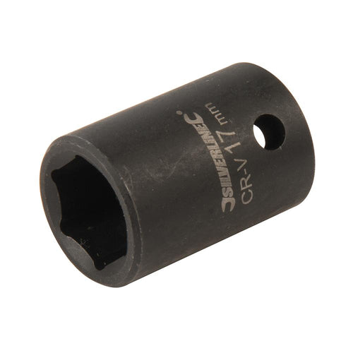 Silverline 434254 Impact Socket 1/2" Drive 6pt Metric - 17mm - Voyto Ltd Online