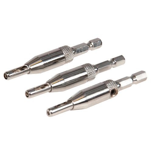 Silverline 380647 Hinge Drill Bit Set 3pce - 2, 2.8 & 3.6mm - Voyto Ltd Online
