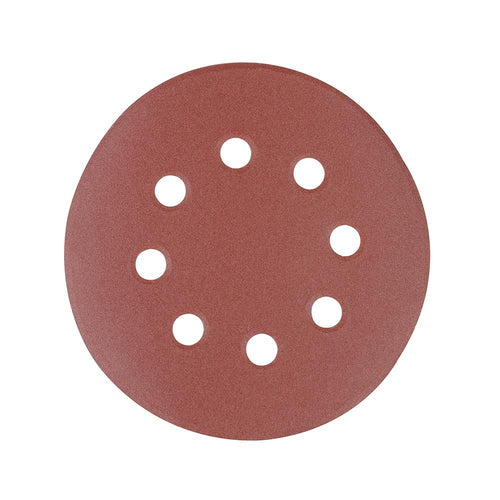 Silverline 822649 Hook & Loop Discs Punched 125mm 10pk - 125mm 40 Grit - Voyto Ltd Online