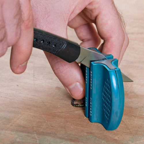 Silverline 885884 Pocket Knife Sharpener - 60 x 75mm - Voyto Ltd Online