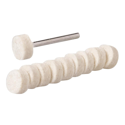 Silverline 793800 Rotary Tool Felt Polishing Point Set 11pce - 13mm Dia - Voyto Ltd Online