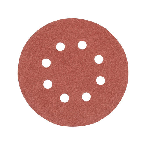 Silverline 382903 Hook & Loop Discs Punched 125mm 10pk - 125mm 120 Grit - Voyto Ltd Online