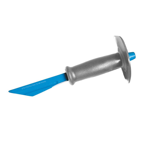 Silverline PC44 Fluted Plugging Chisel with Guard - 250mm - Voyto Ltd Online