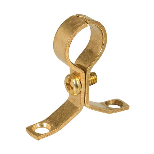 Plumbob 925438 Brass Pipe Bracket - 10pk 15mm - Voyto Ltd Online