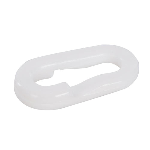 Fixman 923425 Plastic Chain Connectors 10pk - 6mm White Connectors 10pk - Voyto Ltd Online