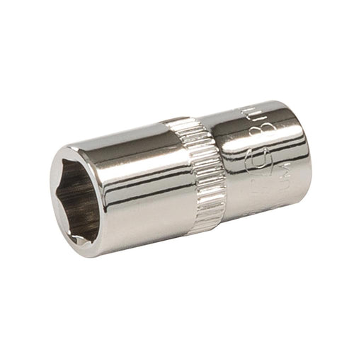 Silverline 545489 Socket 1/4" Drive 6pt Metric - 8mm - Voyto Ltd Online