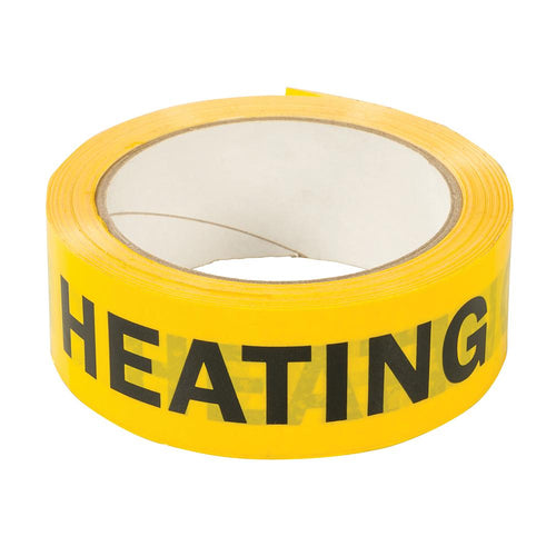 Dickie Dyer 882521 HEATING Identification Tape - 38mm x 33m - Voyto Ltd Online