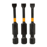 Triton 639156 Slotted Screwdriver Impact Bit 3pk - SL6 50mm - Voyto Ltd Online