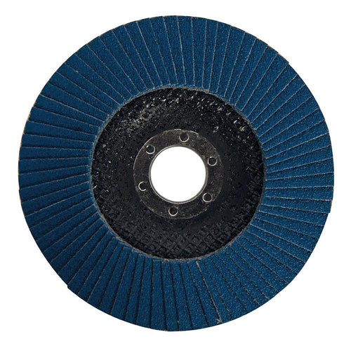 Silverline 245102 Zirconium Flap Disc - 125mm 80 Grit - Voyto Ltd Online