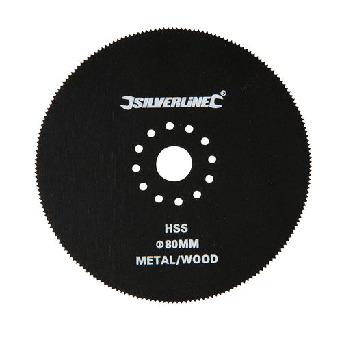 Silverline 156711 Multi-Tool Circular Cutting Blade - 80mm - Voyto Ltd Online