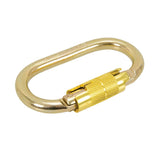 Silverline 571429 Auto-Locking Oval Karabiner - 21mm Gate - Voyto Ltd Online