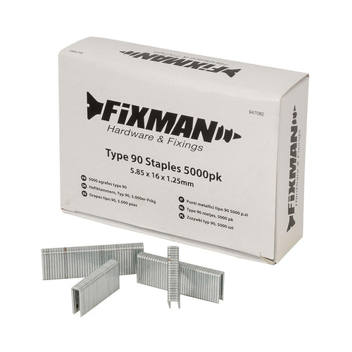 Fixman 861880 Galvanised Smooth Shank Nails 18G 5000pk - 12 x 1.25mm - Voyto Ltd Online