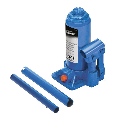 Silverline 245113 Hydraulic Bottle Jack - 4 Tonne - Voyto Ltd Online