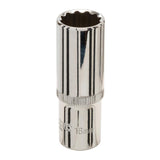 Silverline 570020 Deep Socket 3/8" Drive 12pt Metric - 16mm - Voyto Ltd Online