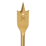 Silverline 117657 Titanium-Coated Flat Bit - 20mm - Voyto Ltd Online