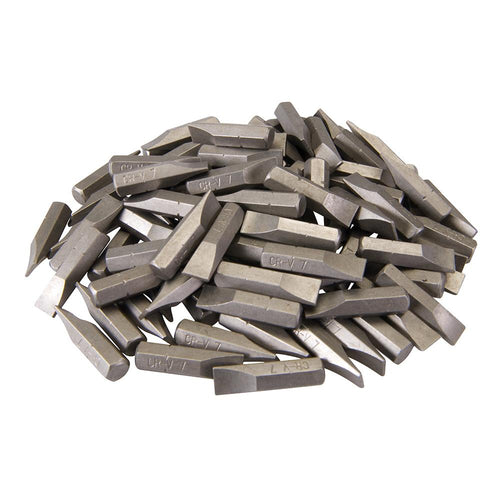 Silverline 794318 Slotted Cr-V Screwdriver Bits 100pk - Slotted 7mm - Voyto Ltd Online