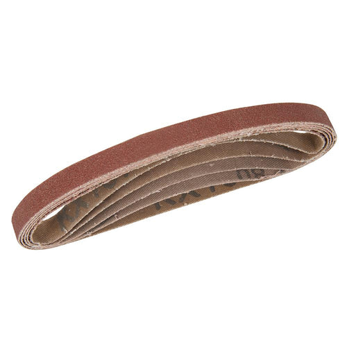 Silverline 338767 Sanding Belts 10 x 330mm 5pce - 40, 60, 2 x 80, 120G - Voyto Ltd Online