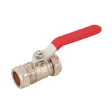 Plumbob 496525 Lever Ball Valve - 22mm Red - Voyto Ltd Online