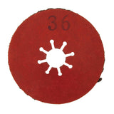 Silverline 351575 Semi Flexible Fibre Disc - 115mm 36 Grit - Voyto Ltd Online
