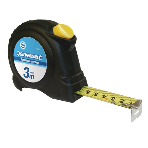 Silverline 856321 Auto Blade Lock Tape - 3m x 16mm - Voyto Ltd Online